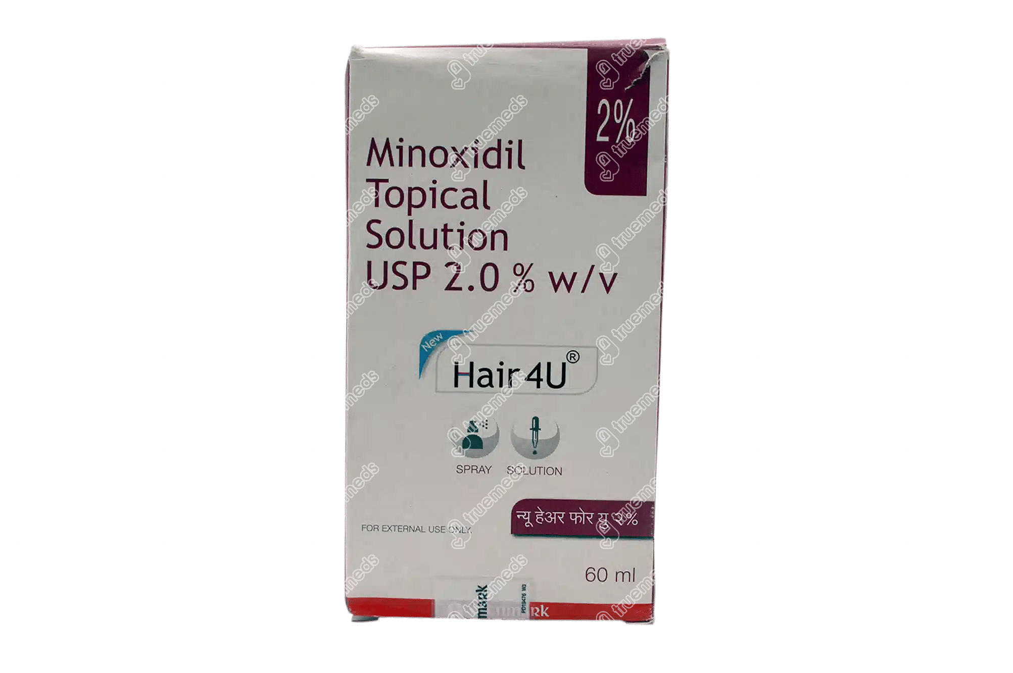 Hair 4u 2 Solution Spray Hair bottle