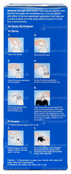 Hair 4u New 5% Solution 60ml Hair 4u New 5% Solution 60ml