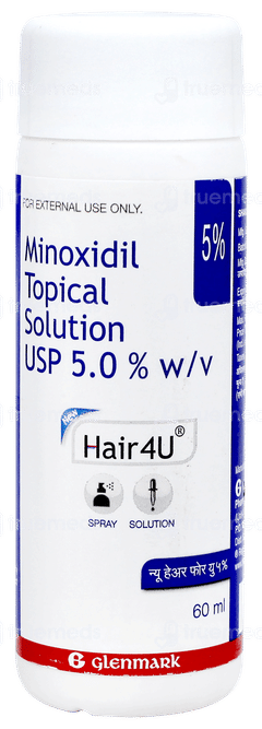 Hair 4u New 5% Solution 60ml Hair 4u New 5% Solution 60ml