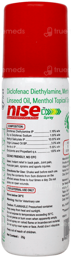 Nise D Spray 35gm Nise D Spray 35gm