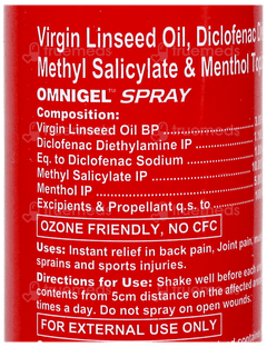Omnigel Spray 75Gm