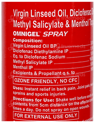 Omnigel Spray 75Gm