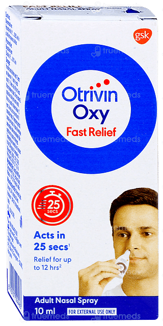 Otrivin Oxy Fast Relief Adult Nasal Spray 10ml