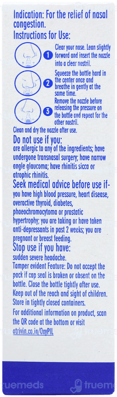Otrivin Oxy Fast Relief Adult Nasal Spray 10ml