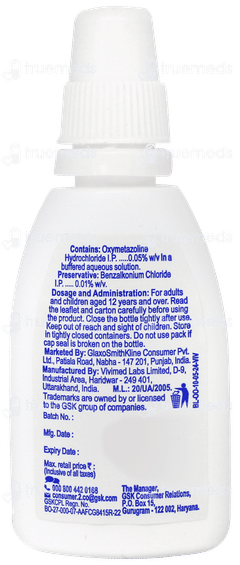 Otrivin Oxy Fast Relief Adult Nasal Spray 10ml