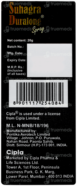 Suhagra Duralong Spray 20gm