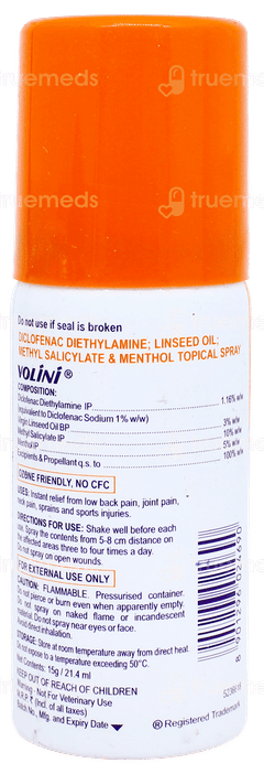 Volini Pain Relief Spray 15gm