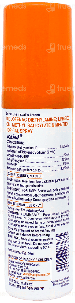 Volini Pain Relief Spray 40gm