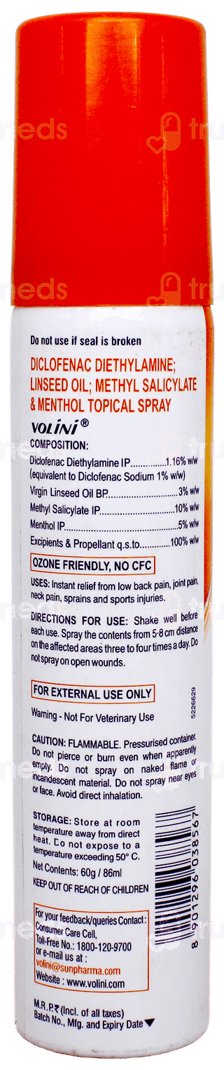 Volini Pain Relief Spray 60gm