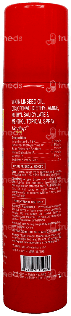 Vovilup Fast Pain Relief Spray 55Gm Vovilup Fast Pain Relief Spray 55Gm