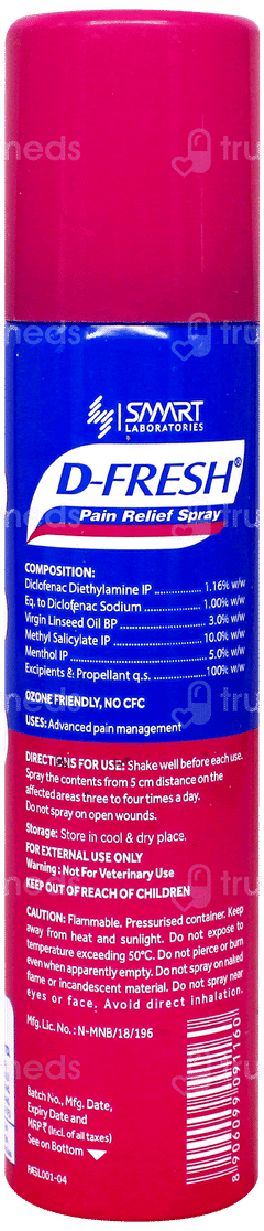 D Fresh Spray 55Gm