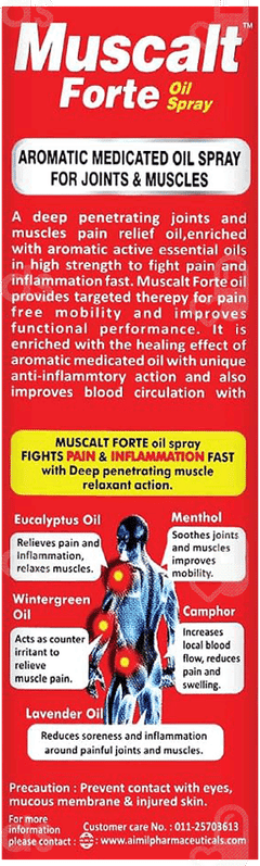 Muscalt Forte Oil Spray 60Ml