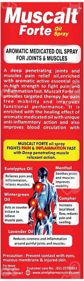 Muscalt Forte Oil Spray 60Ml