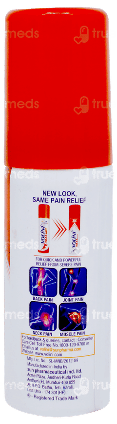 Volini Maxx 3x Faster Pain Relief Spray 25gm Volini Maxx 3x Faster Pain Relief Spray 25gm