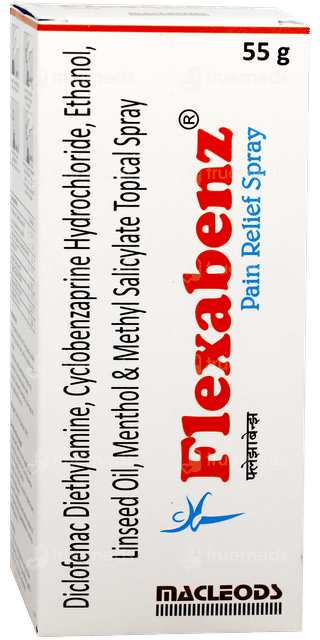 Flexabenz Pain Relief Spray 55Gm