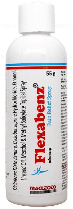 Flexabenz Pain Relief Spray 55Gm
