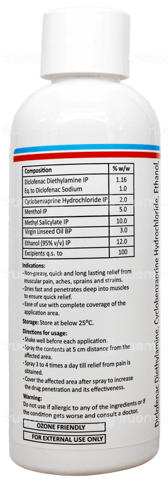 Flexabenz Pain Relief Spray 55Gm