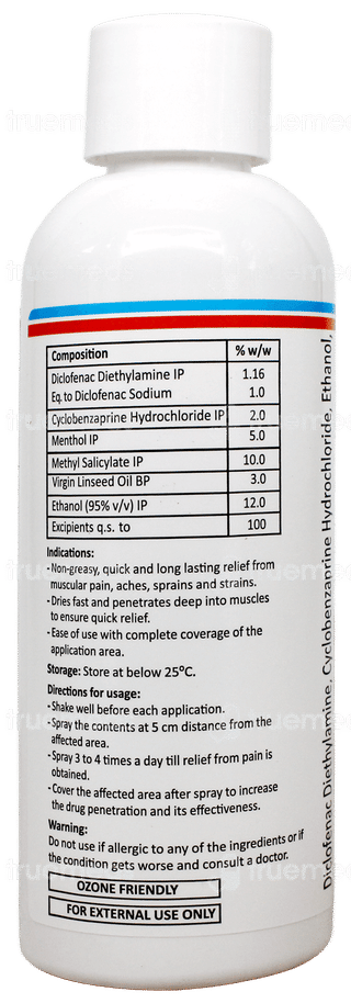 Flexabenz Pain Relief Spray 55Gm