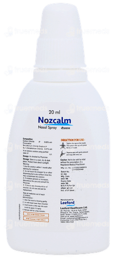 Nozcalm Nasal Spray 20ml