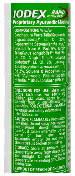 Iodex Rapid Action Spray 60Gm