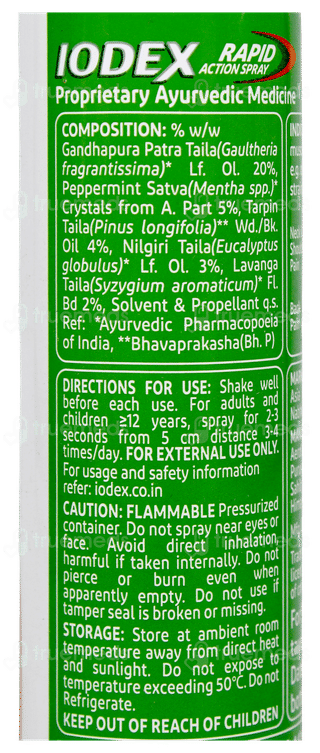 Iodex Rapid Action Spray 60Gm