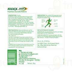 Iodex Rapid Action Spray 60Gm