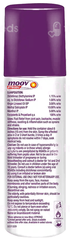 Moov Strong Spray 55Gm