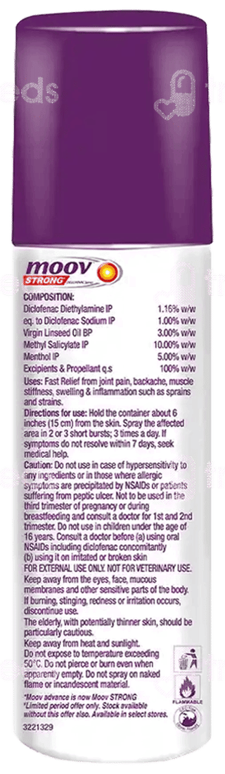 Moov Strong Spray 55Gm