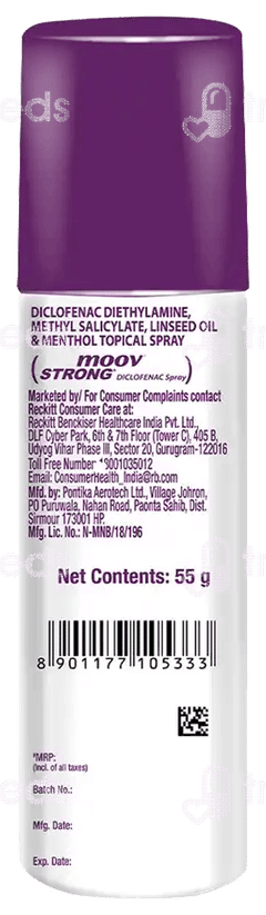 Moov Strong Spray 55Gm