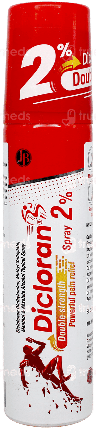 Dicloran 2% Double Strength Powerful Pain Relief Spray 55Gm