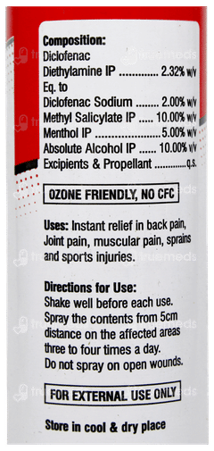Dicloran 2% Double Strength Powerful Pain Relief Spray 55Gm Dicloran 2% Double Strength Powerful Pain Relief Spray 55Gm