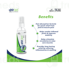 Go 365 Ayurvedic Pain Reliever Spray 90 Ml