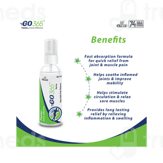 Go 365 Ayurvedic Pain Reliever Spray 90 Ml
