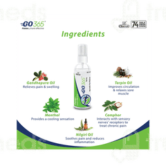 Go 365 Ayurvedic Pain Reliever Spray 90 Ml