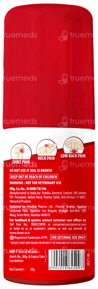 Sloans Spray 20Gm