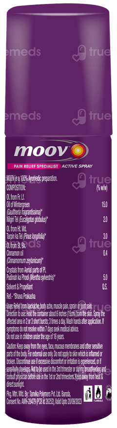 Moov Active Spray 15gm