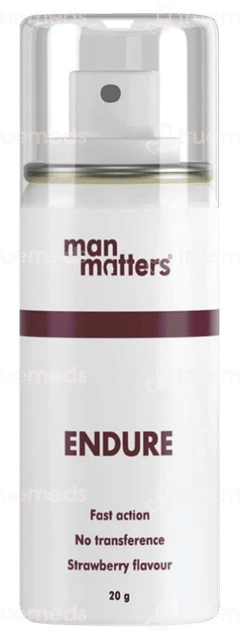 Man Matters Endure Long Last Spray Strawberry Flavour 20 Gm Man Matters Endure Long Last Spray Strawberry Flavour 20 Gm