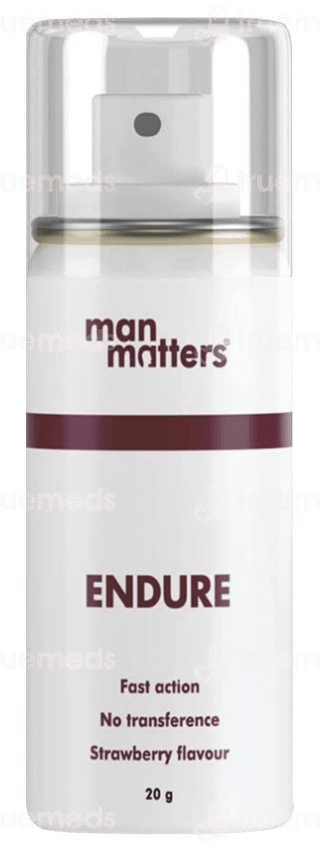 Man Matters Endure Long Last Spray Strawberry Flavour 20 Gm