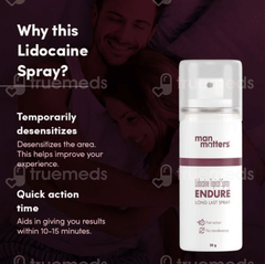 Man Matters Endure Long Last Spray Strawberry Flavour 20 Gm