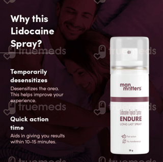 Man Matters Endure Long Last Spray Strawberry Flavour 20 Gm