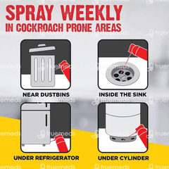 Hit New Cockroaches Killer Spray 400ml