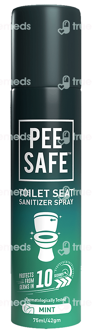 Pee Safe Toilet Seat Sanitizer Spray Mint 75 ML