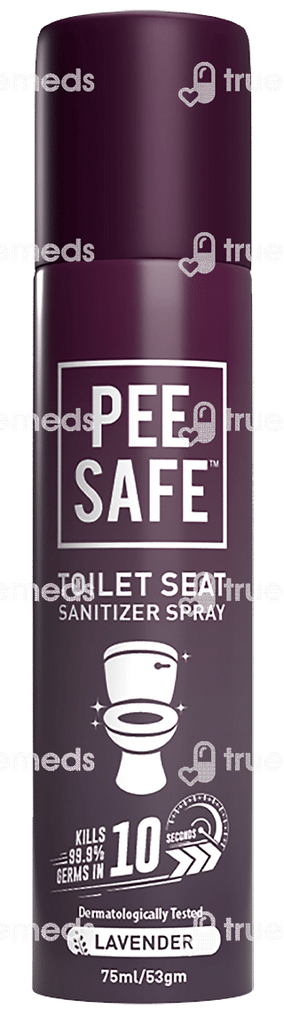 Pee Safe Toilet Seat Sanitizer Spray Lavender 75 ML