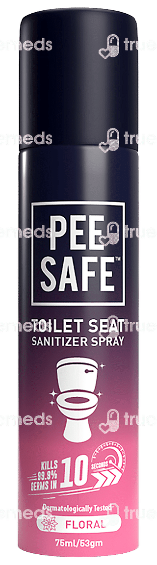 Pee Safe Toilet Seat Sanitizer Spray Floral 75 ML