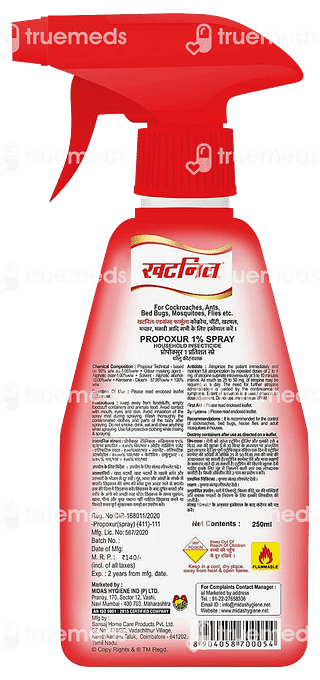 Khatnil For All Insects Killer Spray 250 ML