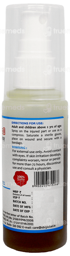 Sbl Woundwell Calendula Spray 50Ml