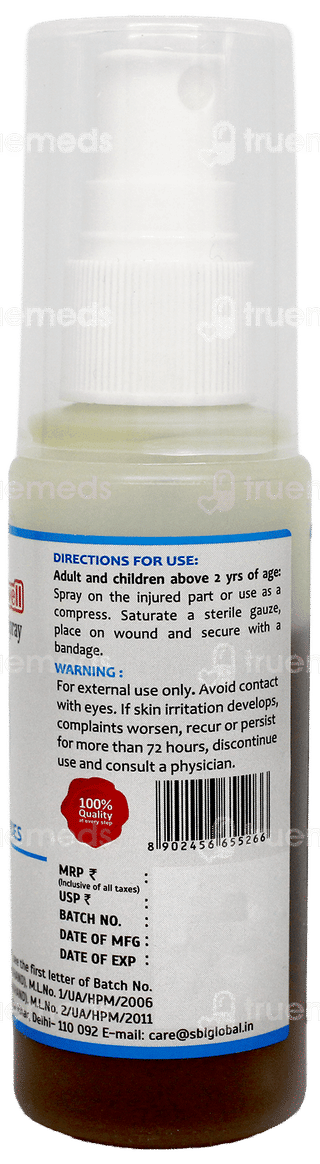 Sbl Woundwell Calendula Spray 50Ml