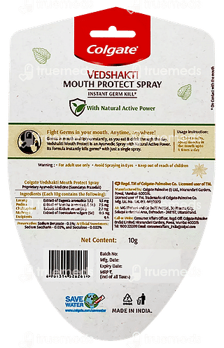 Colgate Vedshakti Mouth Protect Spray 10 GM