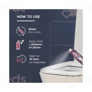 Pee Safe Toilet Seat Lavender Flavour Sanitizer Spray 50 Ml