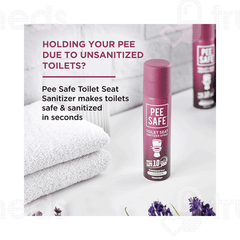 Pee Safe Toilet Seat Lavender Flavour Sanitizer Spray 50 Ml Pee Safe Toilet Seat Lavender Flavour Sanitizer Spray 50 Ml